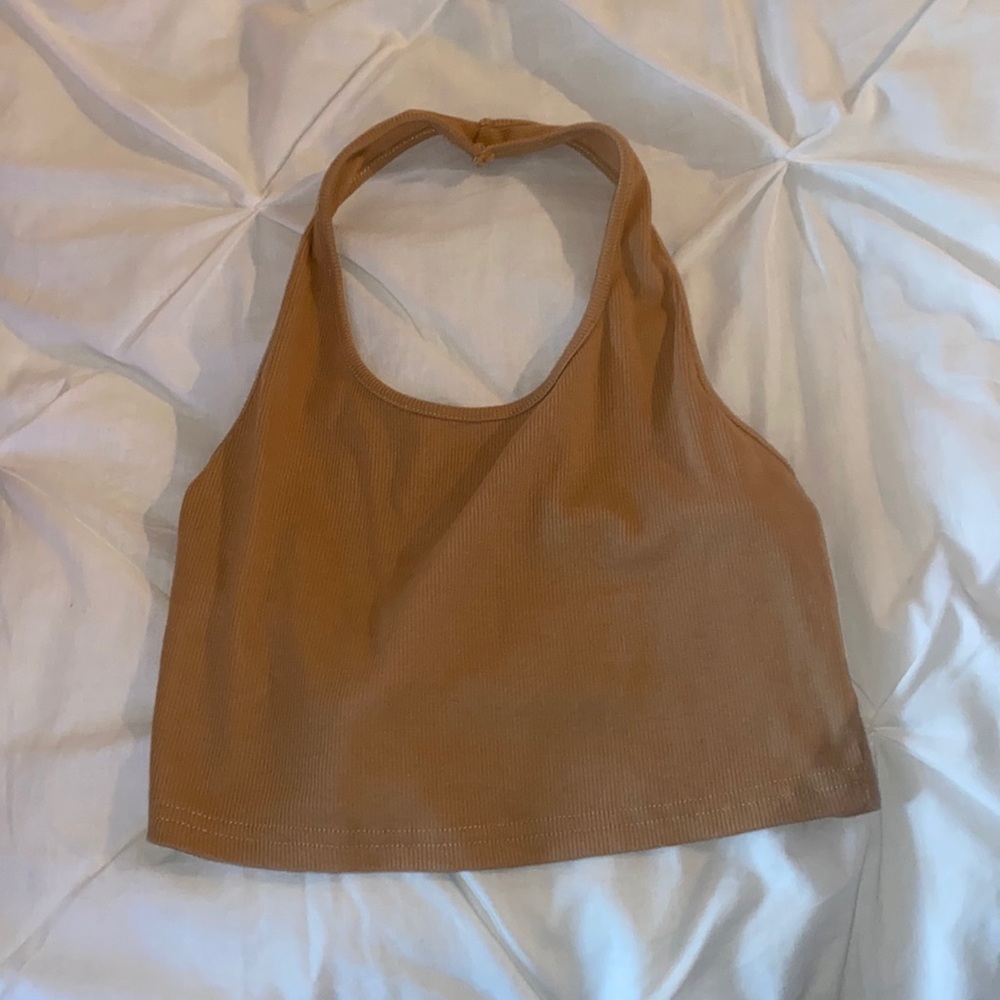 plain brown tank